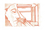 Study for "Strangers on a Train III"